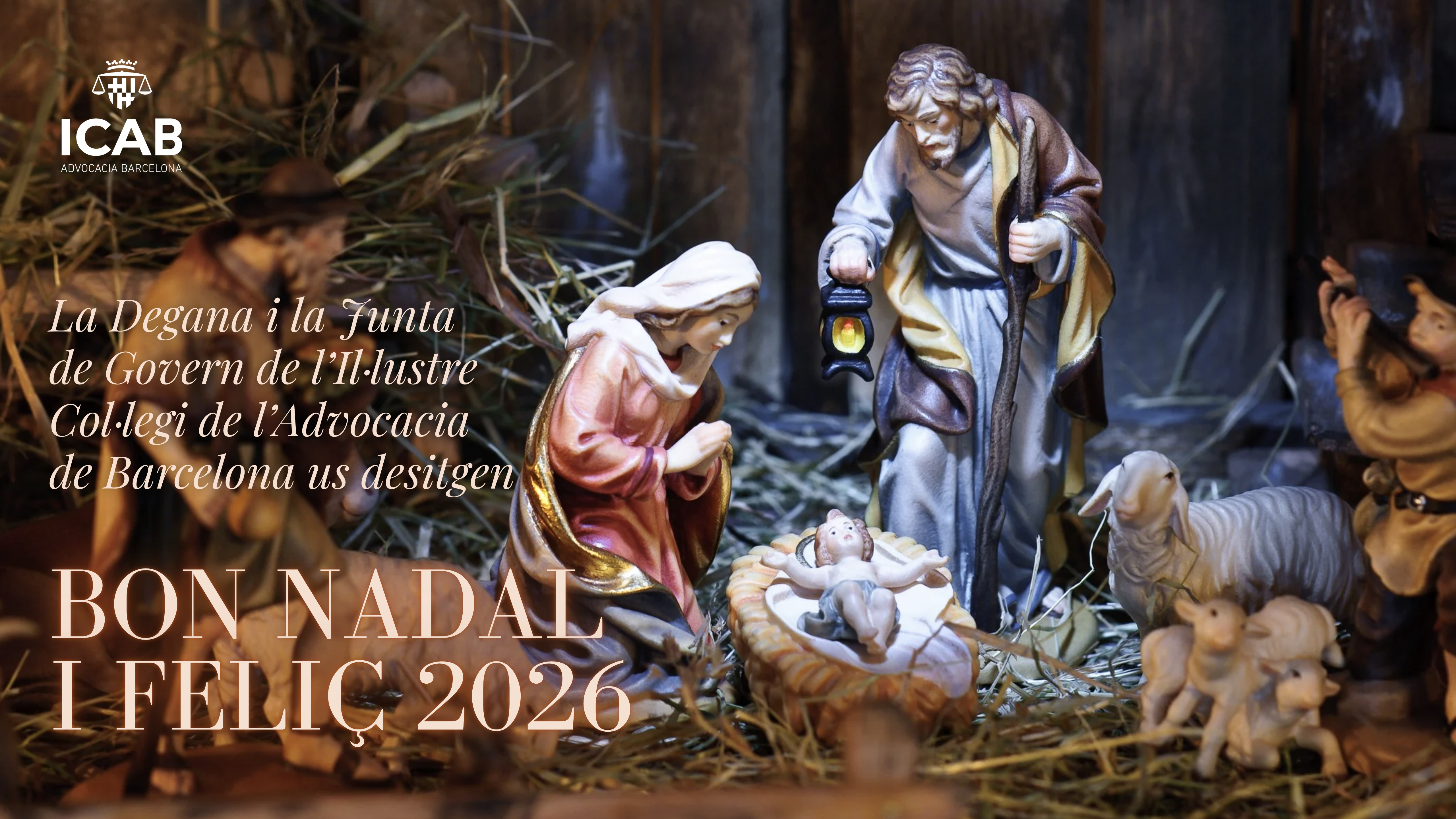 Felicitació de Nadal i Feliç Any 2026 de l'ICAB - Advocacia Barcelona